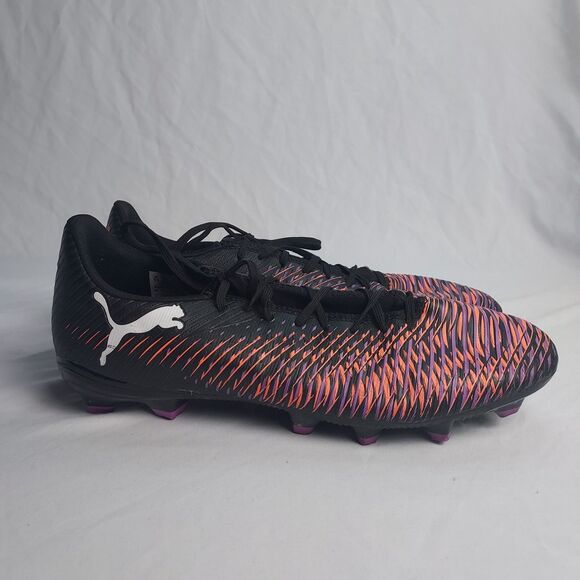 Puma Future Z 3.4 FG Soccer Cleats Mens 10.5 Black Orange Firm Ground main image 8